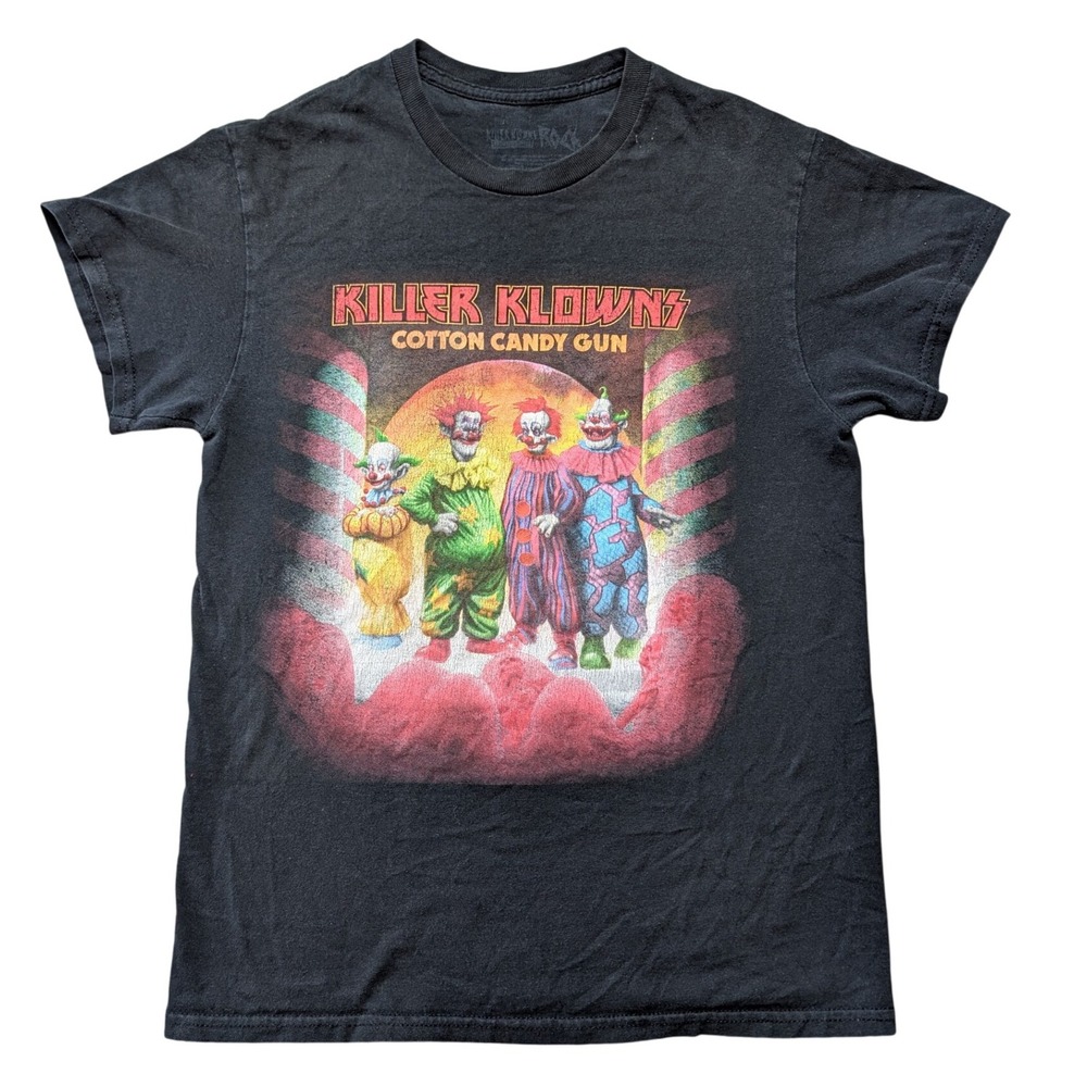 Killer Klowns Women's Small‎ Black Graphic Short Sleeve Tee Shirt